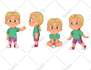 create children story book illustration, picture book