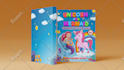 design coloring book cover for KDP