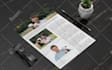 design  professional, modern resume, CV, portfolio in canva