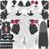 create a custom 3d vrchat texture of your fursona