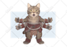 draw an animal warrior for you