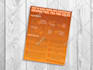 design a recipe card or menu with type, doodles, and images