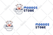create vintage retro mascot logo for vintage brands or clothing
