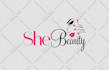 create feminine, beauty,eyelashes,nails and makeup logo