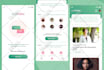 design modern uiux of app or web