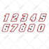 create amazing racing number