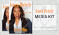 design modern printed marketing flyer, leaflet, sales sheet