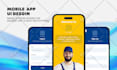 do mobile ui, figma app design and website ui ux design