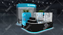 create 3d trade booth, exhibition stand, stall, both, kiosk