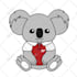 create a cute detailed cartoon animal character or illustration