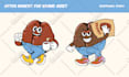 create retro cartoon mascot design for logo or merchandise