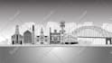 create a vector skyline city  illustration in 3 days