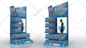 design gondola posm booth kiosk countertop exhibition stand