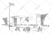 do hand drawn architectural sketches and concept drawings