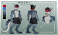 draw ref sheet of fursona, anime or vtuber nsfw o sfw