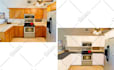 change rug, painting, splashback, tiles and wall color etc
