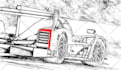 create hand drawn line art black and white from your picture or concept