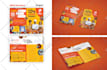 design minimalistic advertising banner, flyer, brochure