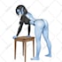 draw nsfw art illustration or furry nsfw anime style