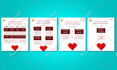 design 10 slides swipeable instagram carousel posts, social media posts