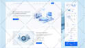 design redesign a modern UI UX for website, web app in figma