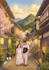 draw cute cartoon illustrations, lofi art, anime, background, wedding, fairytail
