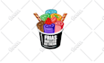 restaurant, pizza, bbq, food logo, and food truck design