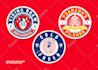 do circular, round sticker, badge, logo, label, patch, coaster design