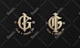 design initial monogram logo for clothing brand