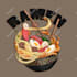 do custom digital food illustrations for menus and branding
