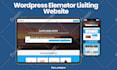 design and develop wordpress website with elementor pro, responsive landing page
