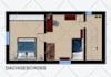 design impressive 2d color floor plan from blueprints for real estate developer