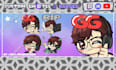 create bundle 12 custom cute chibi twitch emotes for your stream