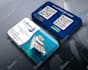 design a modern luxury business card with qr code for you