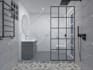 do bathroom laundry mud room interior design render by an architect