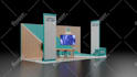 make 3d contemporary exhibition stalls, booth, stand for you