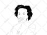 make beautiful line drawing of anything