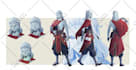 draw character sheet design or reference sheet for you