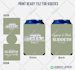 design beer can coolers, koozies, drinkwares