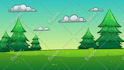 make cartoon background illustration
