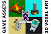 create voxel art , 3d voxel nft, 3d pixel art for you