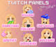 draw you original twitch info panel art