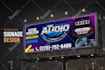 design roll up banner, pull up banner, retractable banner, or signage design