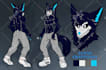 make the reference sheet for your fursona, furry character