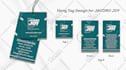 design clothing hang tag, neck tag and clothing labels
