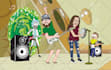 draw you a rick and morty christmas card