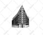 draw city skyline silhouette outline  landmark cityscape illustration