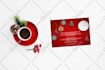 design a magic christmas card