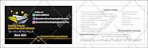 business card for your select name immediately design