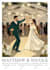 create a vintage wedding illustration poster design